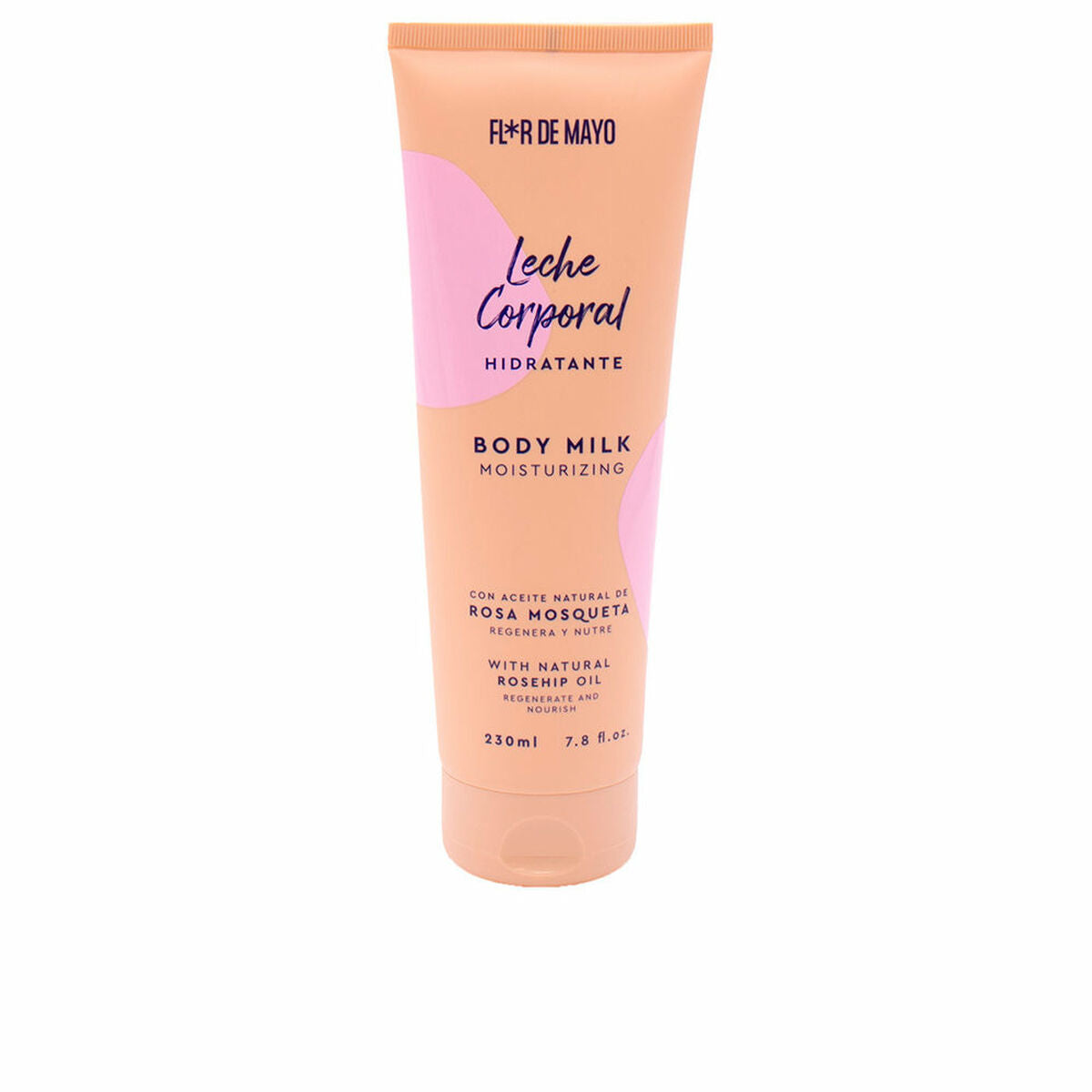 Body Lotion Flor de Mayo Leche Corporal 230 ml Rosehip for Women skincare packaging