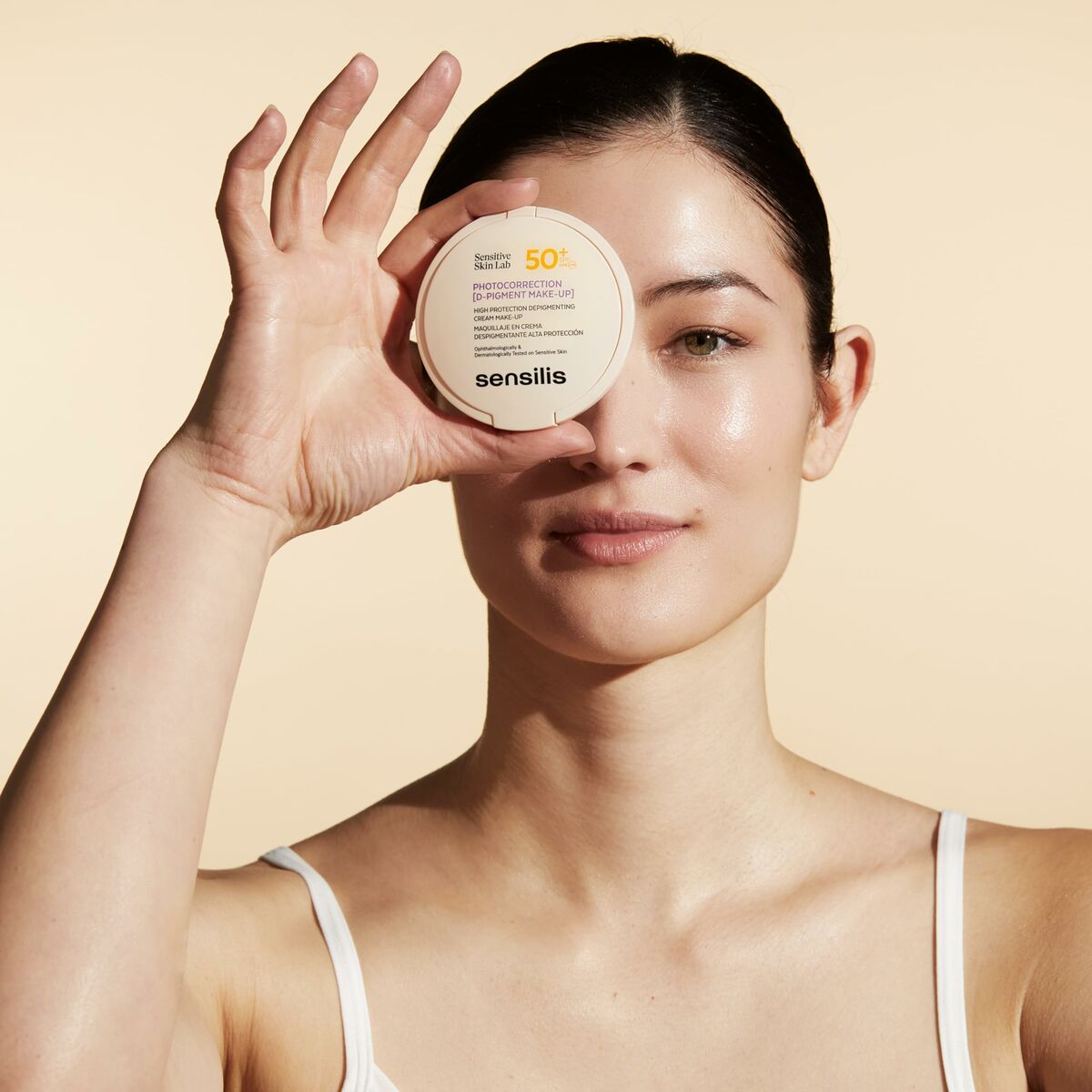 Crème Make-up Base Sensilis PHOTOCORRECTION [MAKE UP] Nº 01 Spf 50+ 10 g product packaging