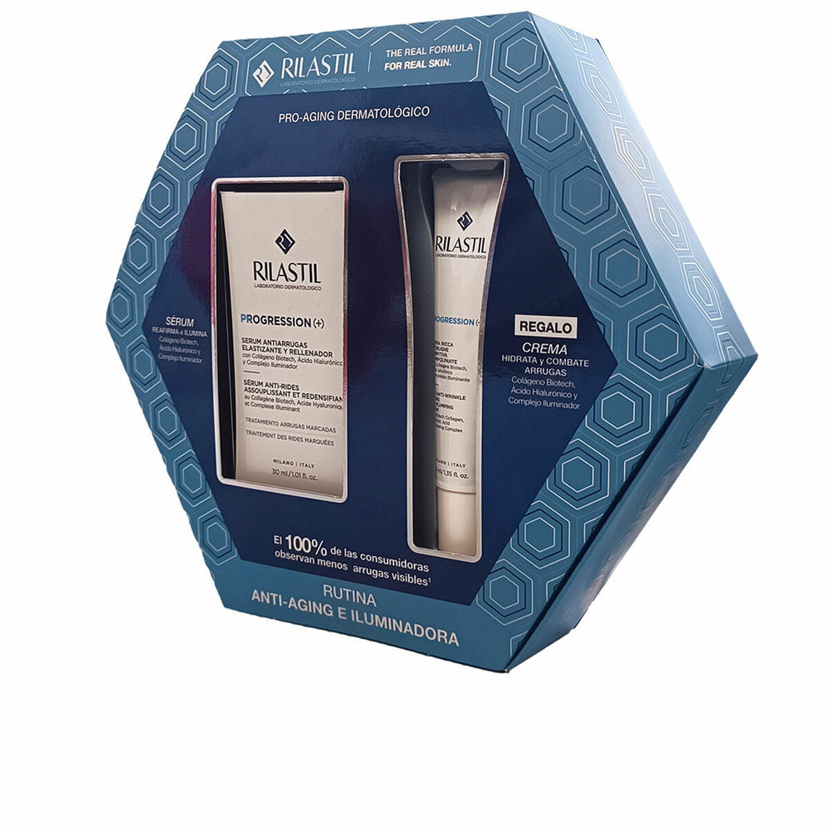 Cosmetic Set Rilastil HYDROTENSEUR 2 Pieces for Women product packaging