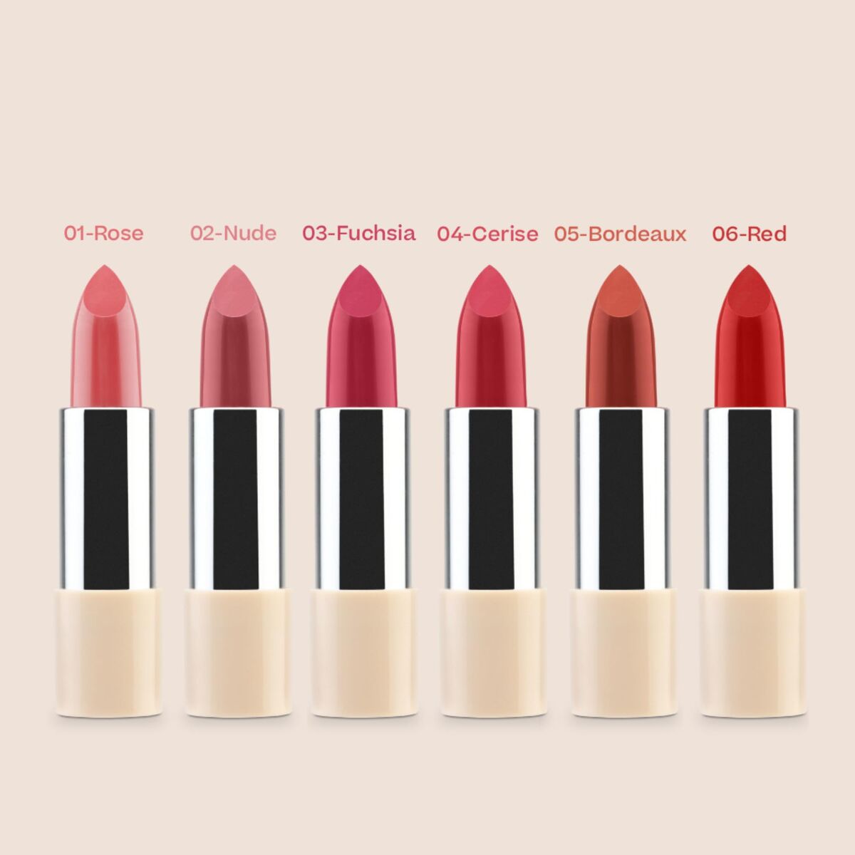 Lipstick Sensilis ROUGE FONDANT Nº 06-Red 3,5 g 3,5 ml 3.5 g makeup packaging