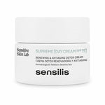 Day-time Anti-aging Cream Sensilis Supreme Spf 15 50 ml for Women skincare packaging