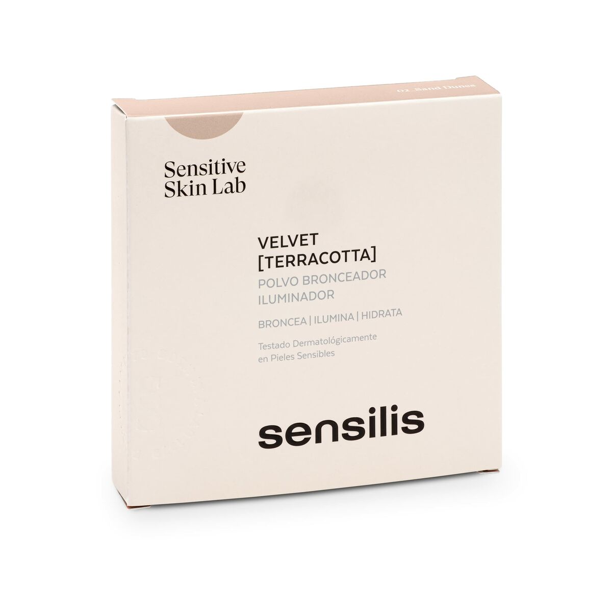 Compact Bronzing Powders Sensilis Velvet Nº 02 15 ml makeup packaging