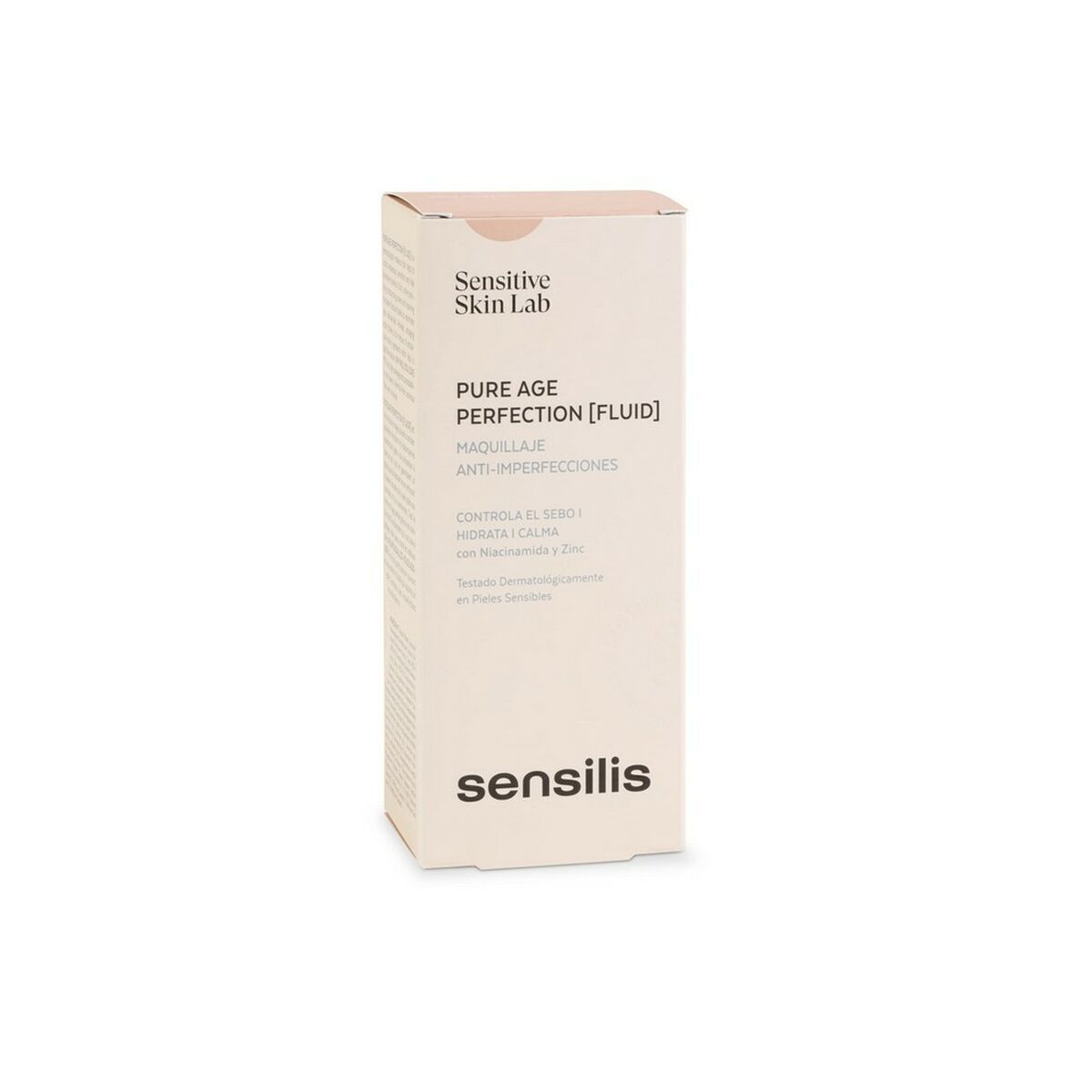 Crème Make-up Base Sensilis Pure Age Perfection 02-sand Nº 02-Sand 30 ml Anti-imperfections product packaging