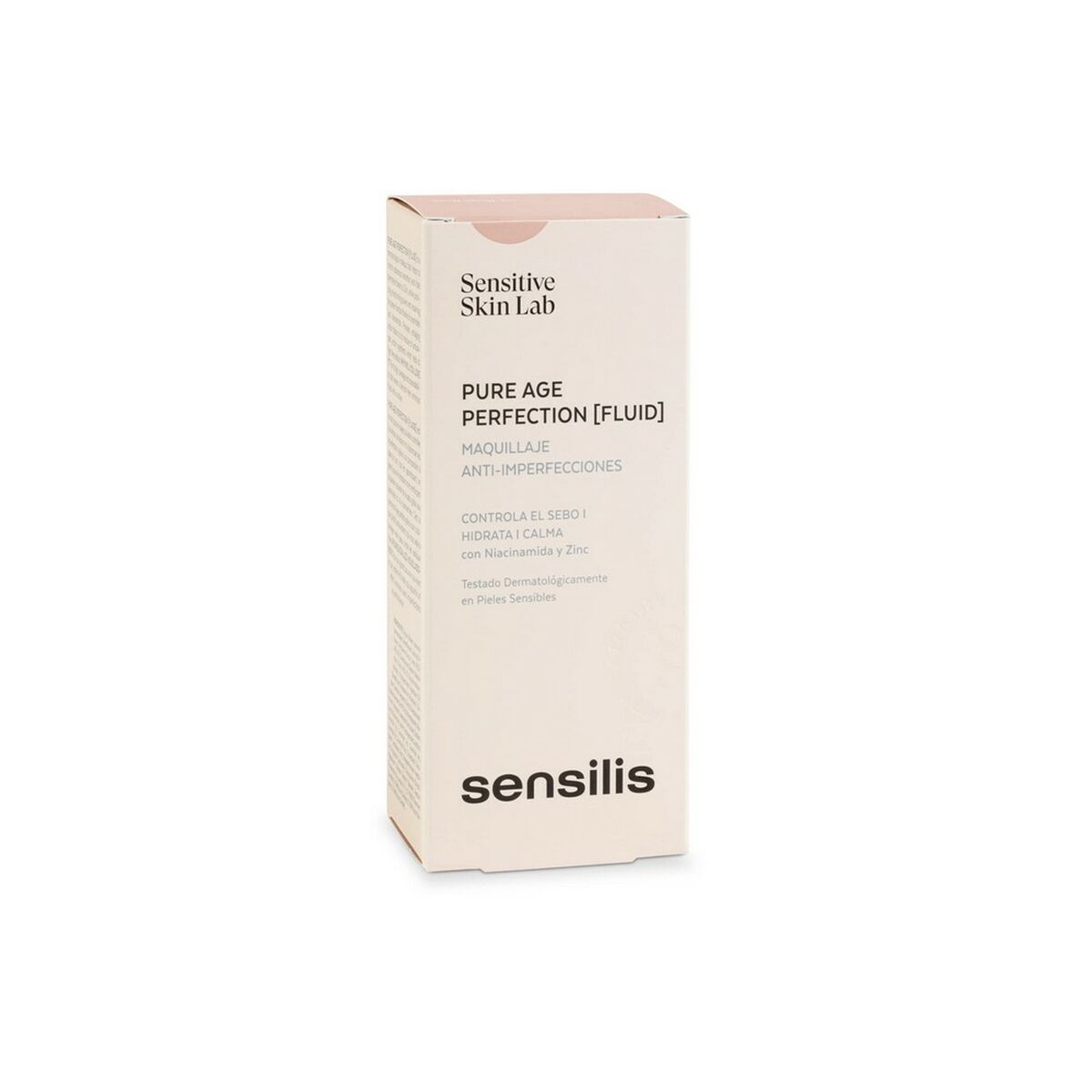 Crème Make-up Base Sensilis Pure Age Perfection Nº 03-Beige Rose 30 ml Anti-imperfections product packaging