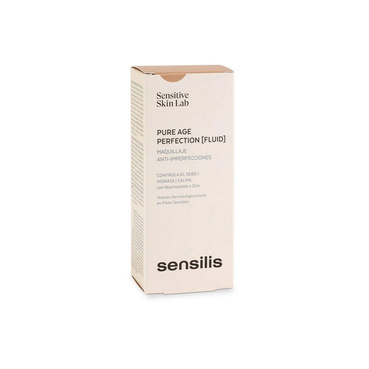 Crème Make-up Base Sensilis Pure Age Perfection Nº 04-Peche Dore 30 ml Anti-imperfections product packaging