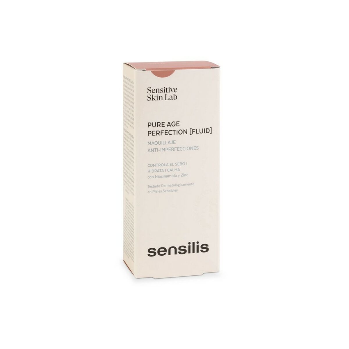 Crème Make-up Base Sensilis Pure Age Perfection Nº 05-Peche Rose 30 ml Anti-imperfections product packaging