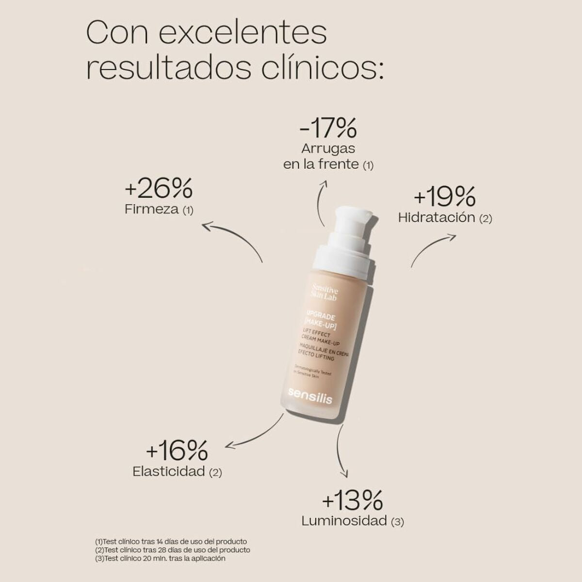 Crème Make-up Base Sensilis Upgrade [Make-Up] Nº 03 Miel doré Nº 03-Miel Dore 30 ml product packaging