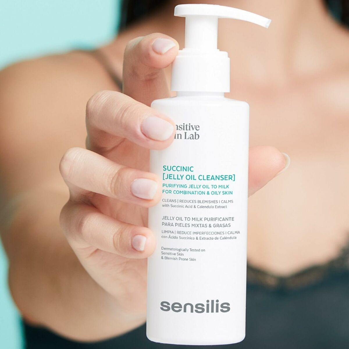 Facial Cleansing Gel Sensilis SUCCINIC 150 ml skincare packaging