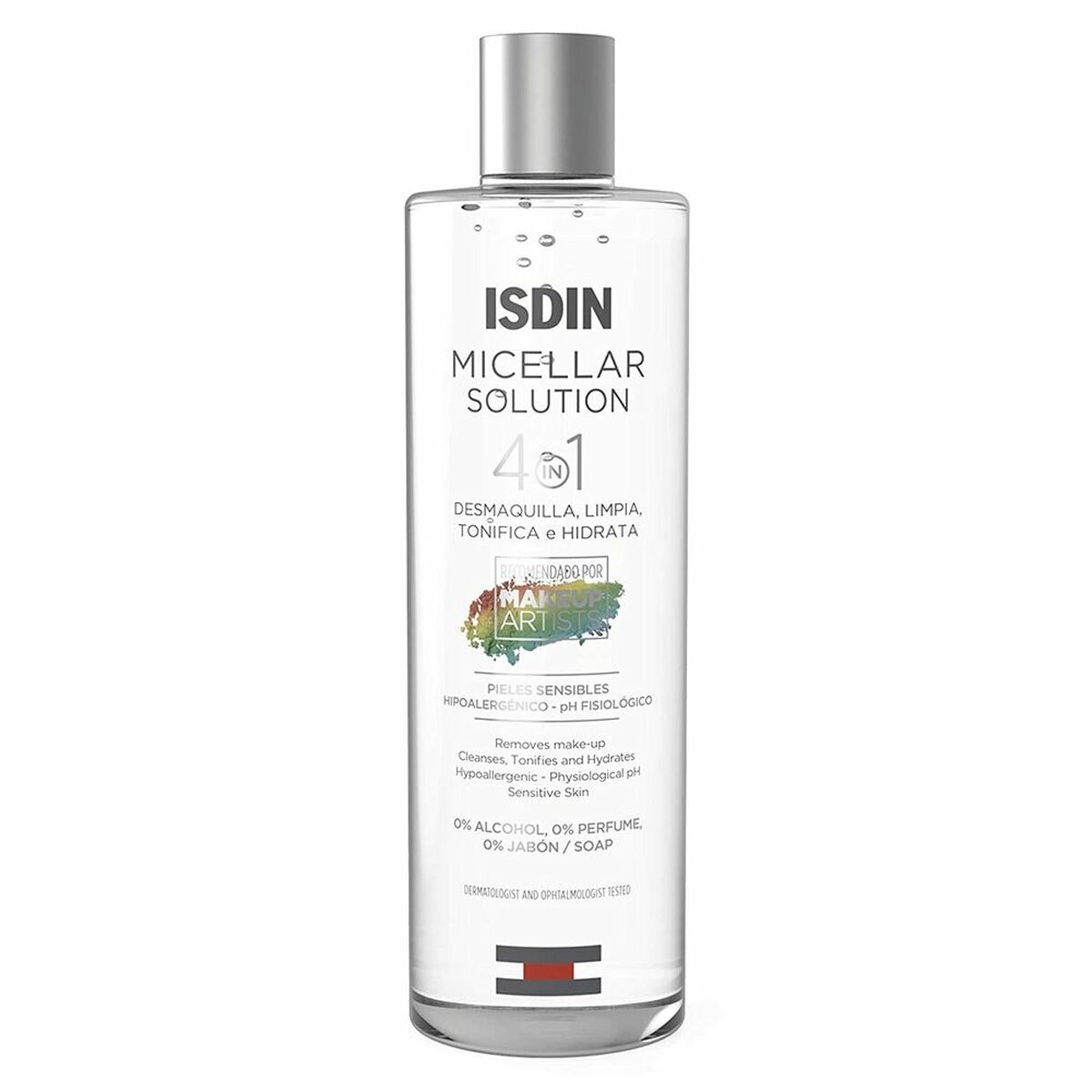 Make Up Remover Micellar Water Isdin Micellar Solution 400 ml 4-in-1 product packaging