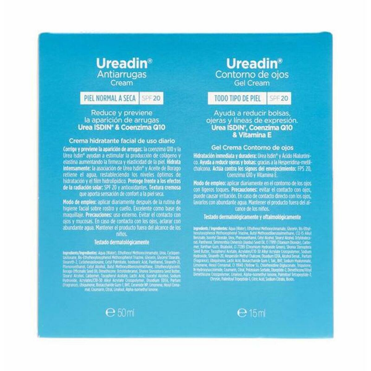 Beauty Kit Isdin Ureadin SPF20 2 Pieces (2 pcs) product packaging