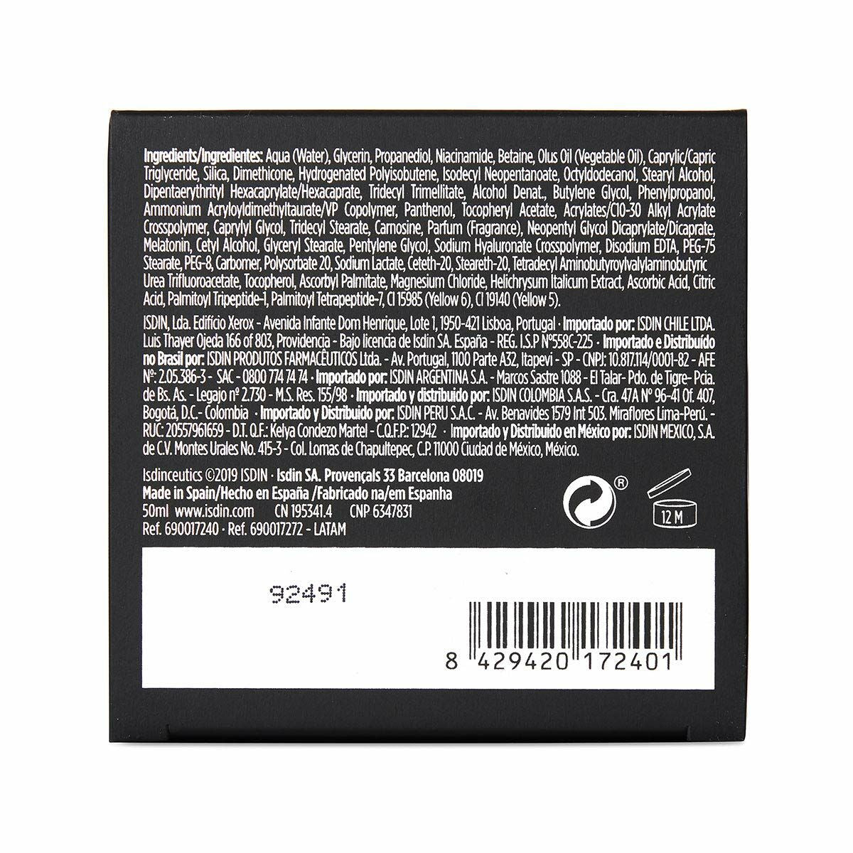 Night Cream Isdin Isdinceutics Reverse 50 g for Women skincare packaging