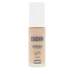 Liquid Make Up Base Isdin COVERAGE Nº 2.0 Beige Spf 50 30 g product packaging