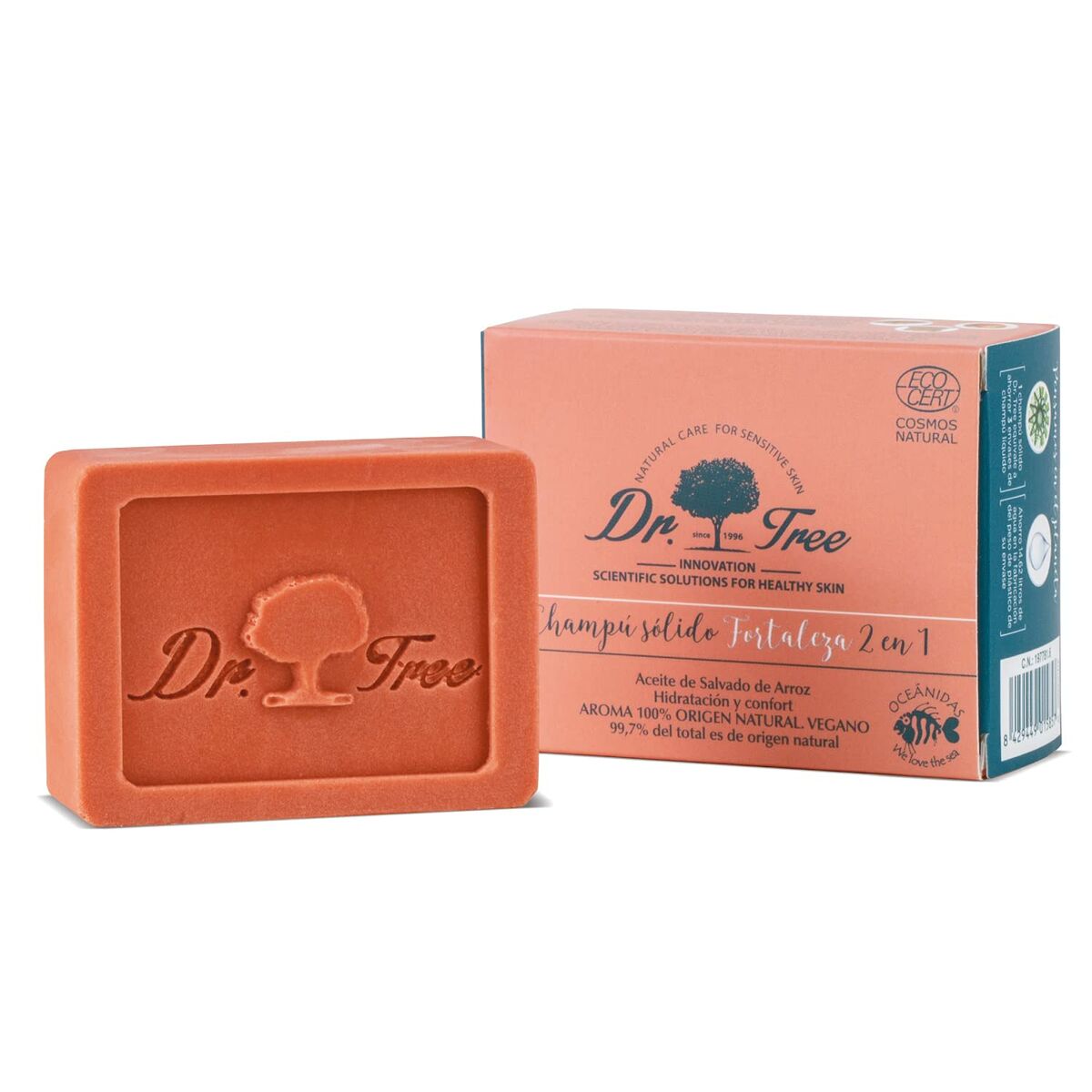 Shampoo Bar Dr. Tree Strengthening Hair Care 75 g shampoo bottle