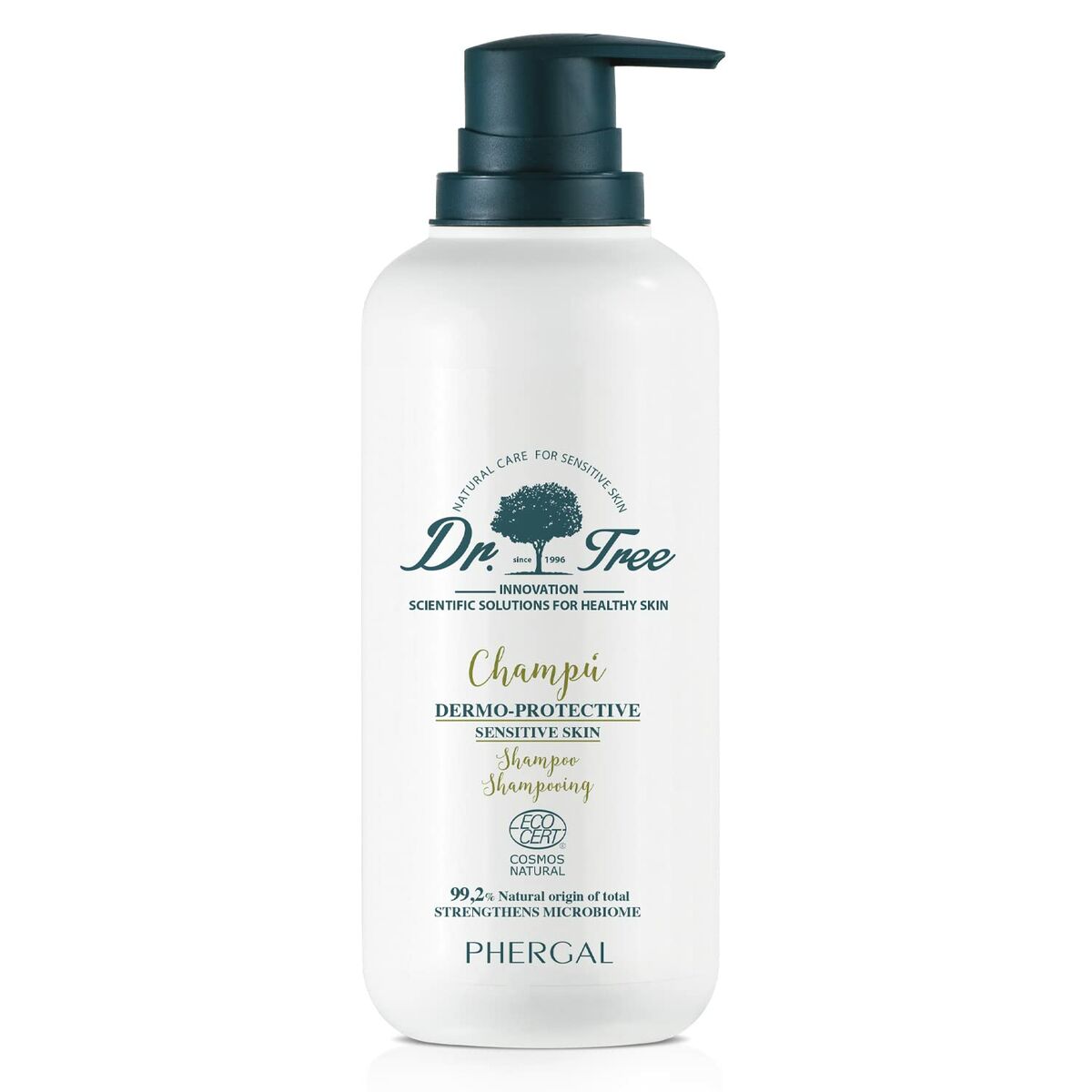 Shampoo Dr. Tree Sensitive scalp 400 ml shampoo bottle
