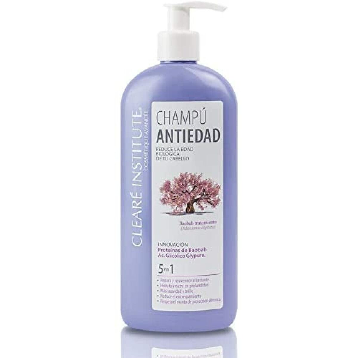 Anti-Ageing Shampoo Clearé Institute 400 ml for Women shampoo bottle