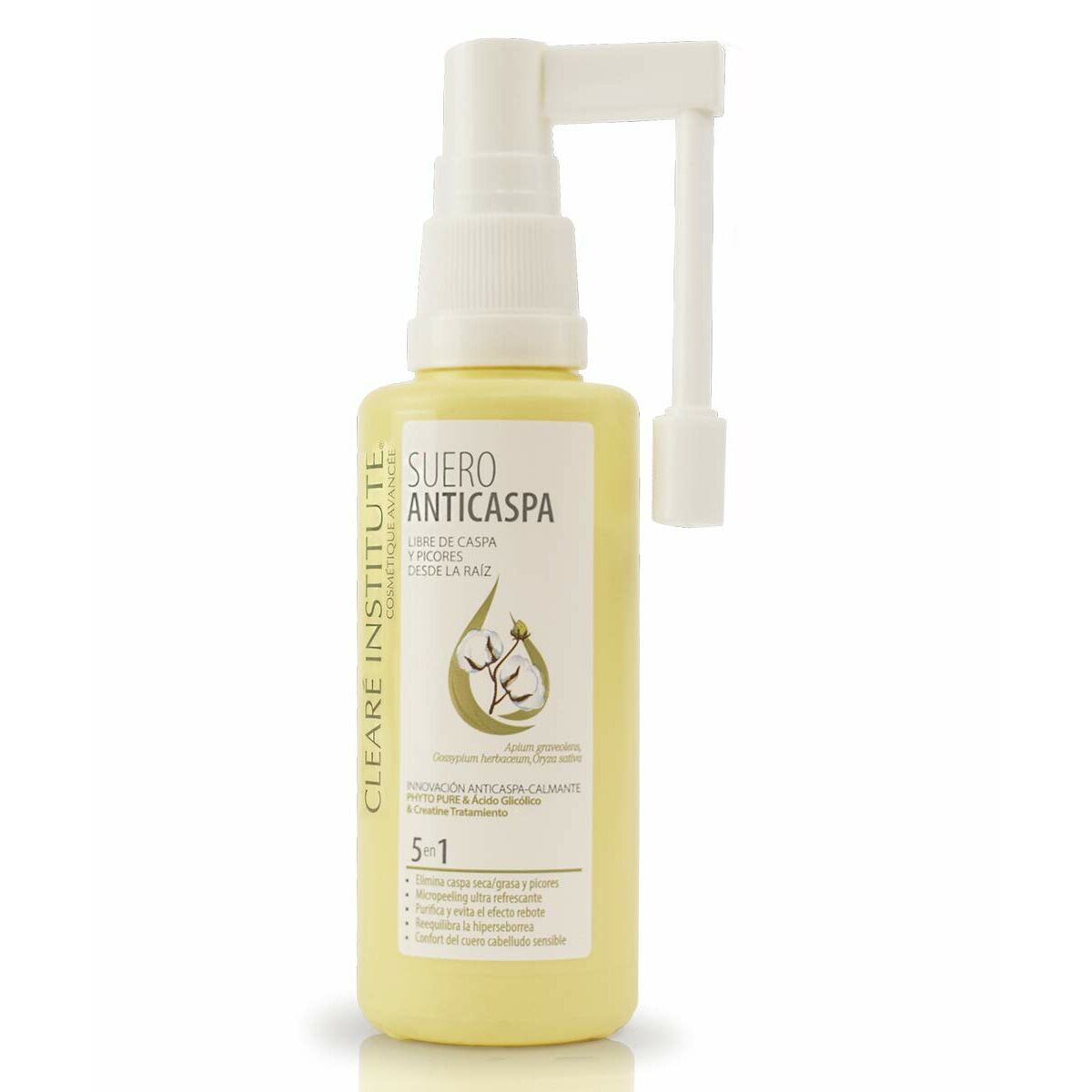 Hair Serum Clearé Institute Anti-dandruff 5-in-1 75 ml serum bottle