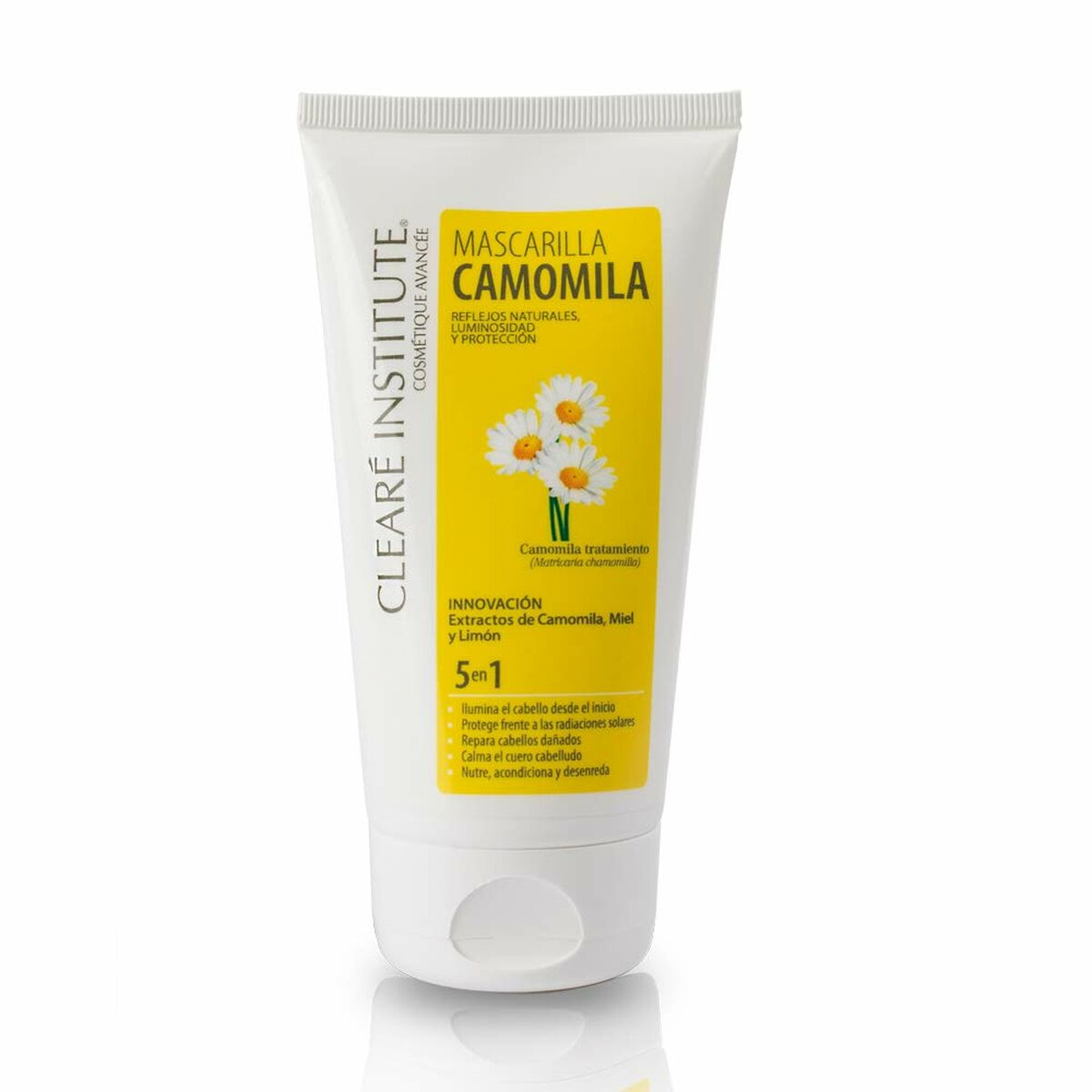 Hair Mask Clearé Institute Camomila 150 ml 5-in-1 Camomile hair mask packaging