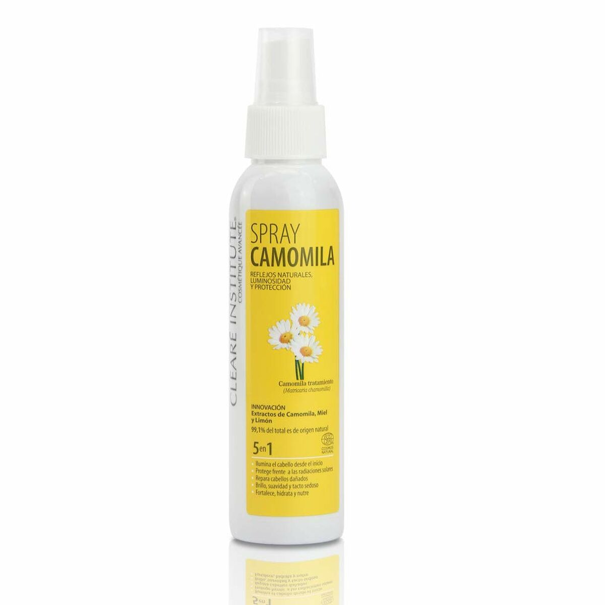 Styling Spray Clearé Institute Camomila 125 ml 5-in-1 Camomile product packaging