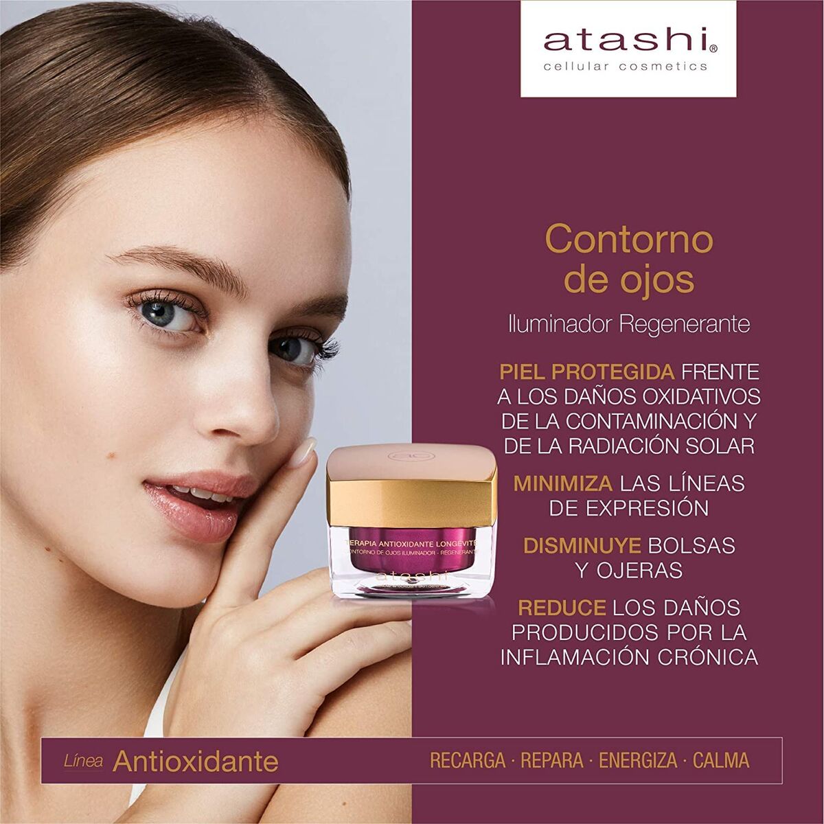 Women's Cosmetics Set Atashi RITUAL ANTIOXIDANTE 2 Pieces product packaging
