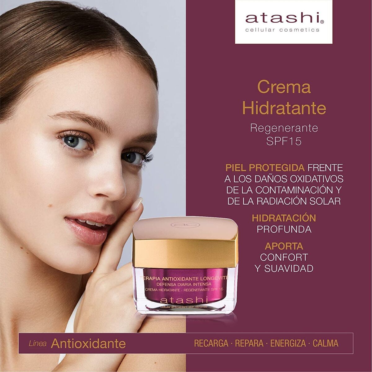 Women's Cosmetics Set Atashi RITUAL ANTIOXIDANTE 2 Pieces product packaging