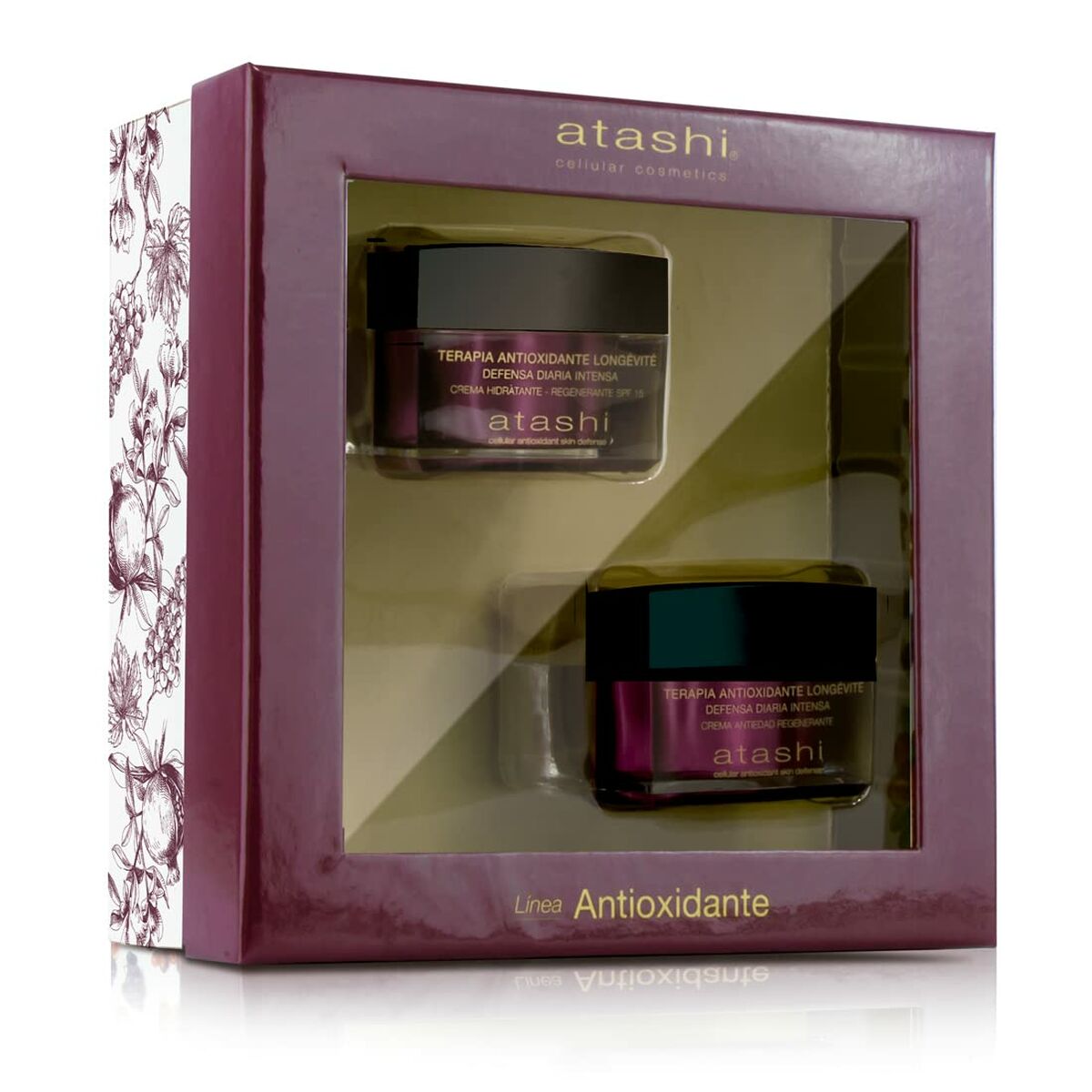 Beauty Kit Atashi Antioxidante 2 Pieces product packaging