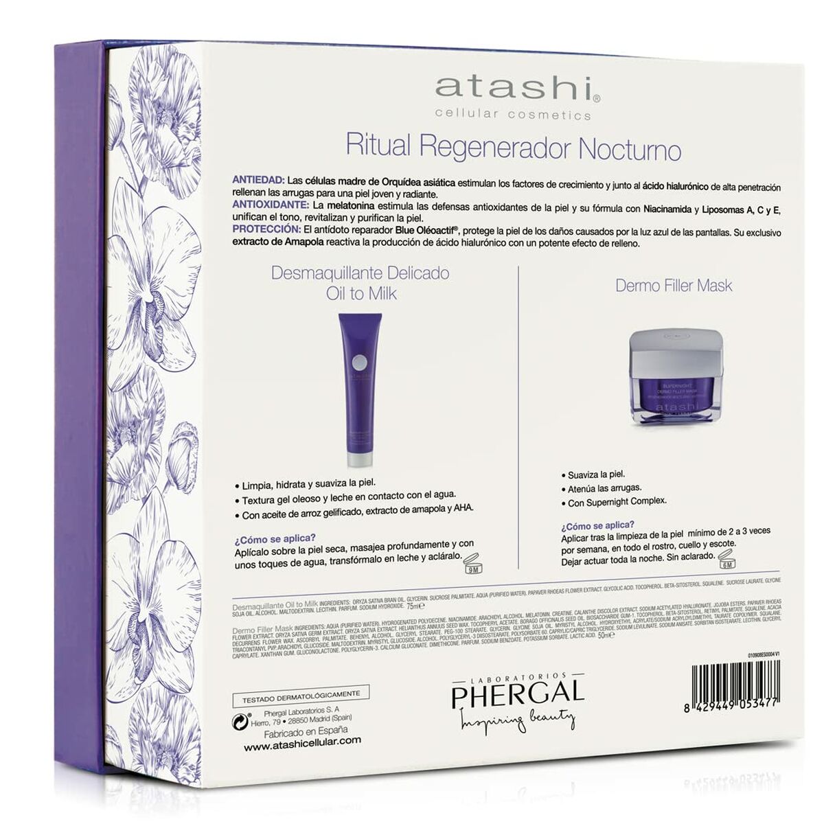 Cosmetic Set Atashi Supernight 3 Pieces product packaging