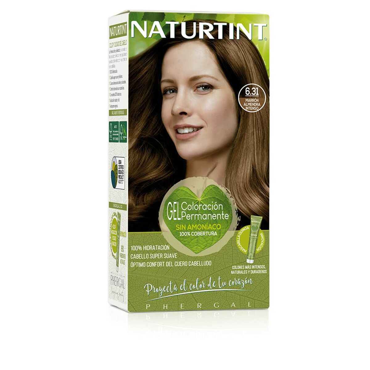 Permanent Dye Naturtint 6.31 marrón almendra intenso Nº 6.31 Marron Almendra Intenso Nº 6.31-Marron Almendra Intenso 1 for