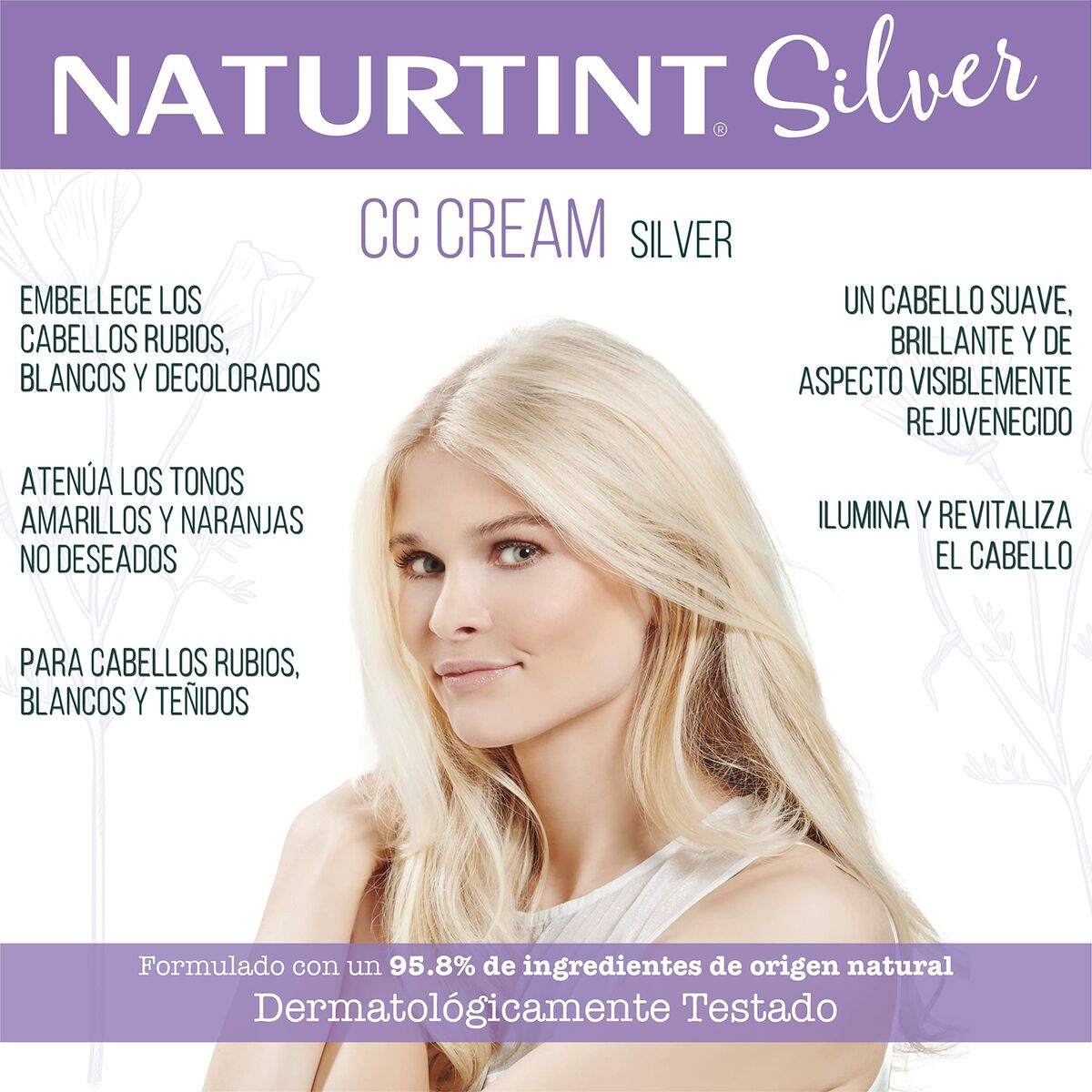Hair Mask Naturtint SILVER 200 ml hair mask packaging