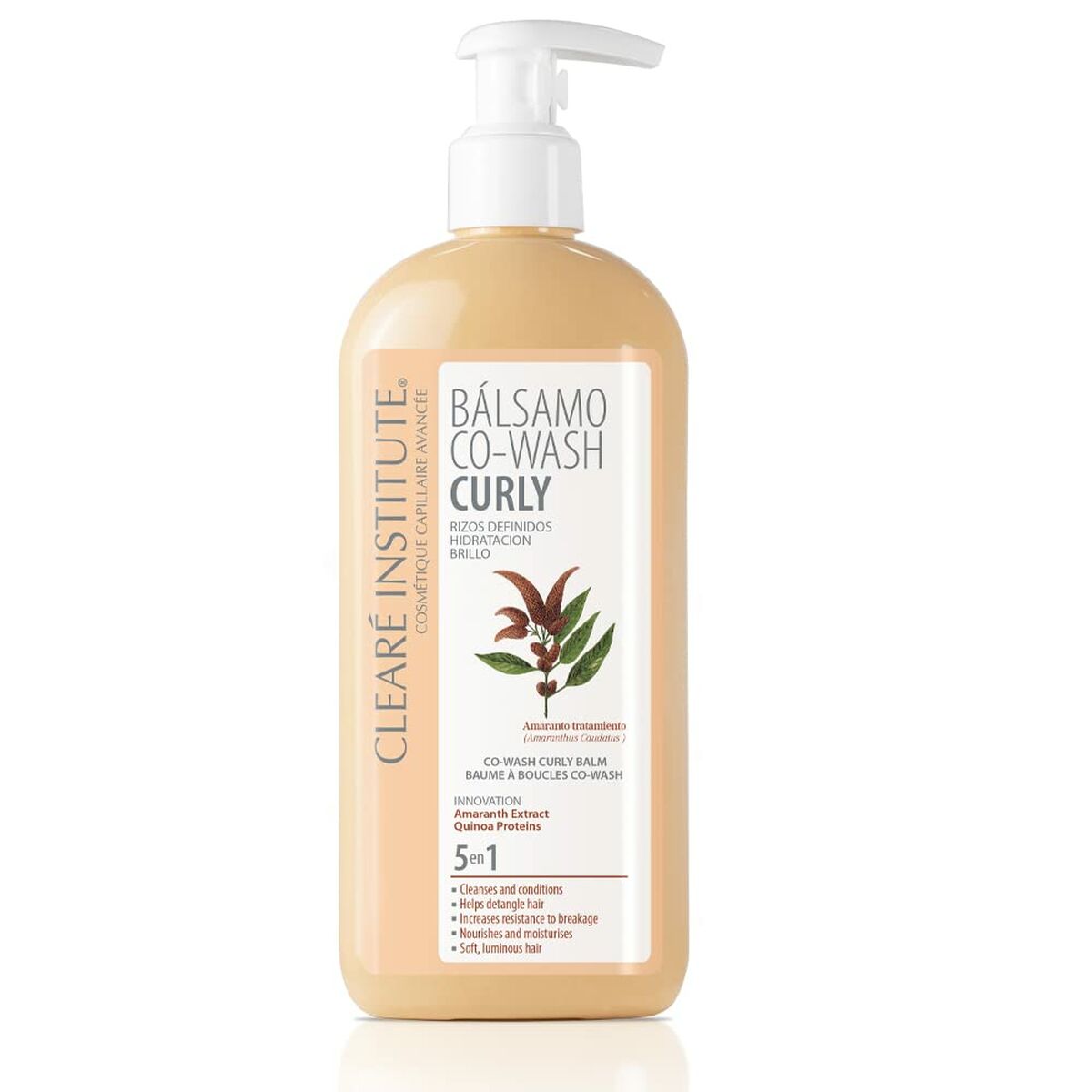 Curl Defining Fluid Clearé Institute Wash Curly 300 ml product packaging