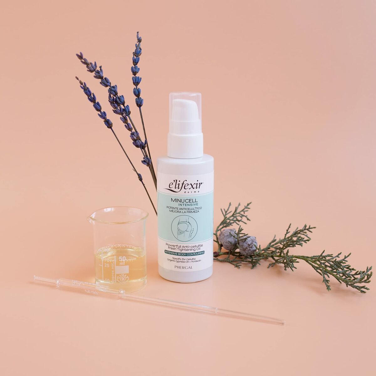 Anti-Cellulite Body Oil Elifexir Minucell Intensive 100 ml product packaging