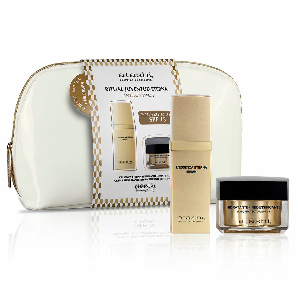 Women's Cosmetics Set Atashi L'ESSENZA ETERNA 3 Pieces for Women product packaging