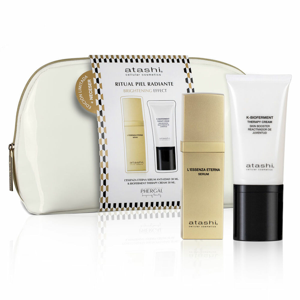 Women's Cosmetics Set Atashi L'ESSENZA ETERNA 3 Pieces for Women product packaging