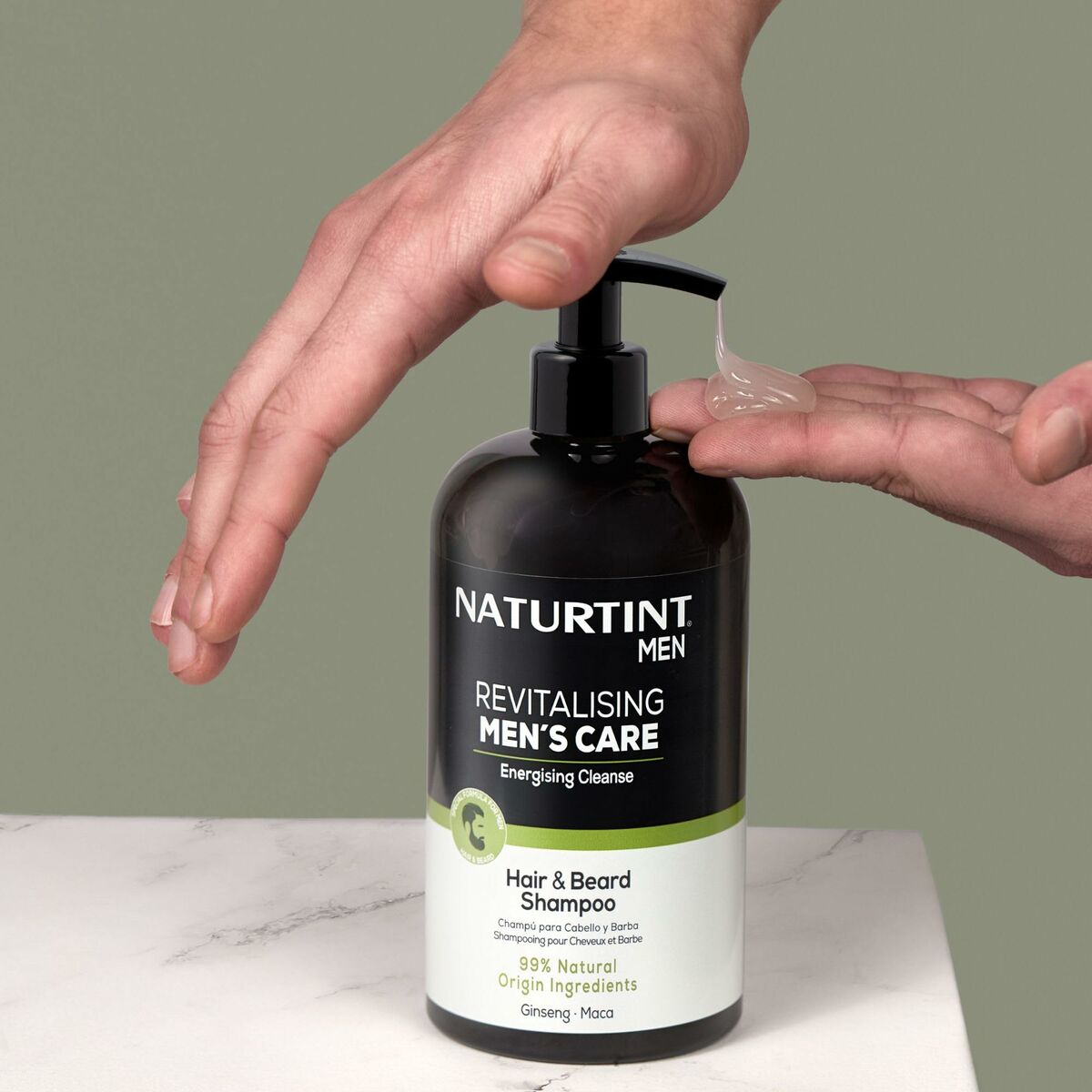 Shampoo Naturtint MEN 500 ml for Men shampoo bottle