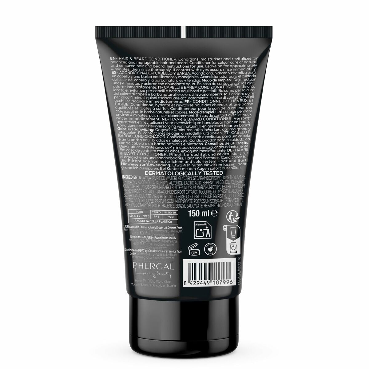 Aftershave Lotion Naturtint MEN skincare packaging
