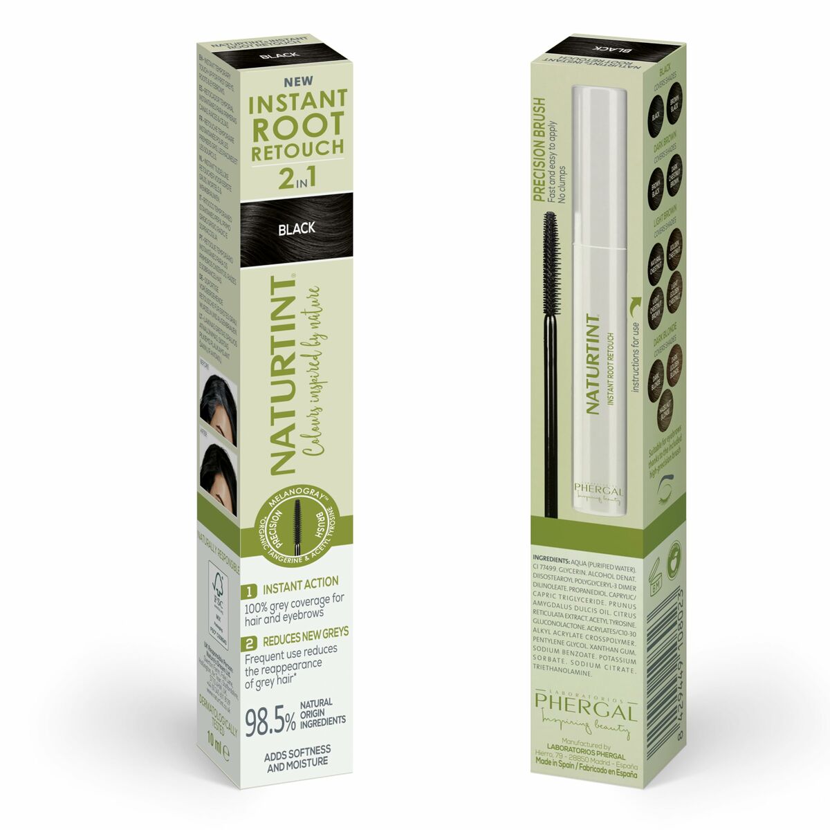 Hair Mask Naturtint COLORACIÓN 10 ml hair mask packaging