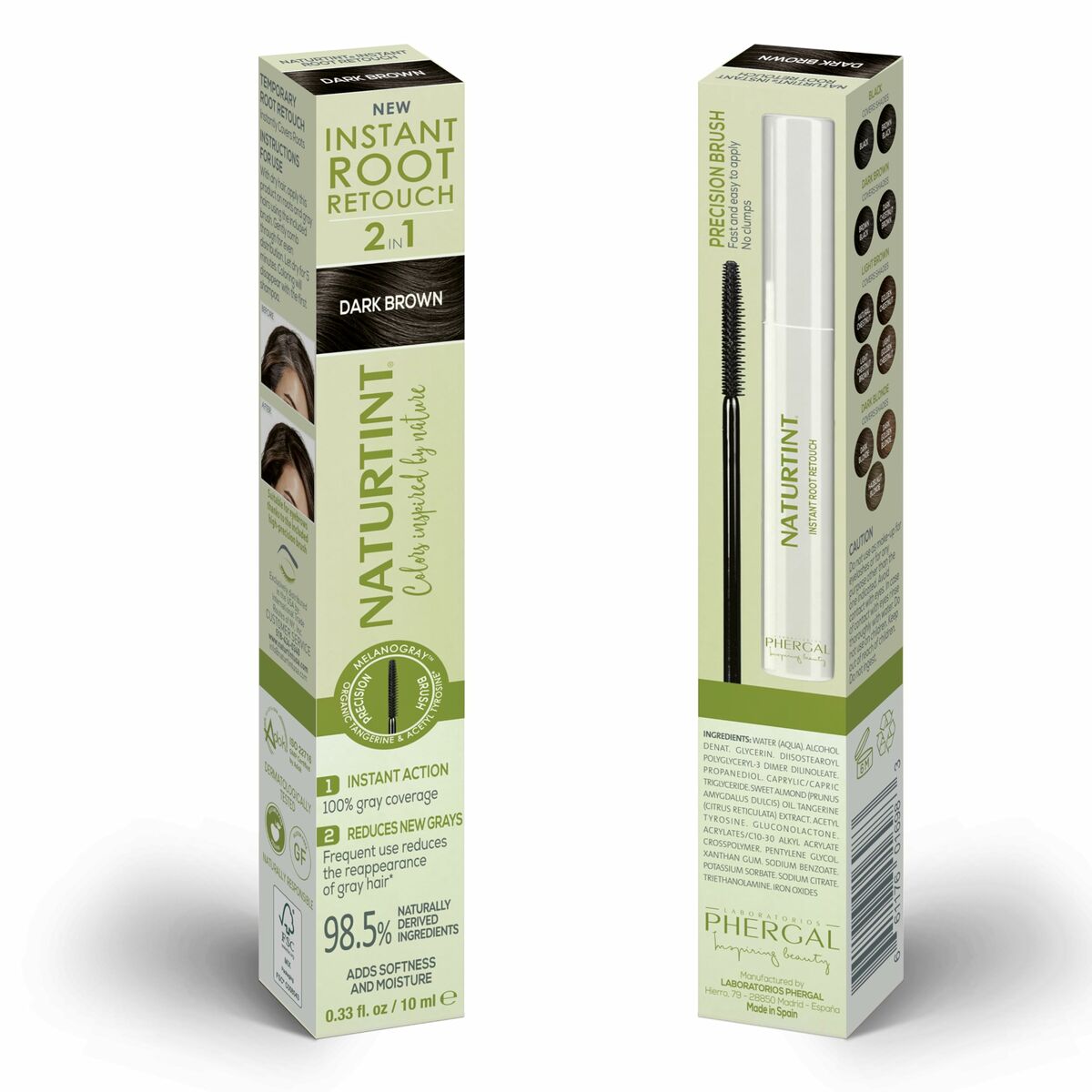 Hair Mask Naturtint COLORACIÓN 10 ml hair mask packaging