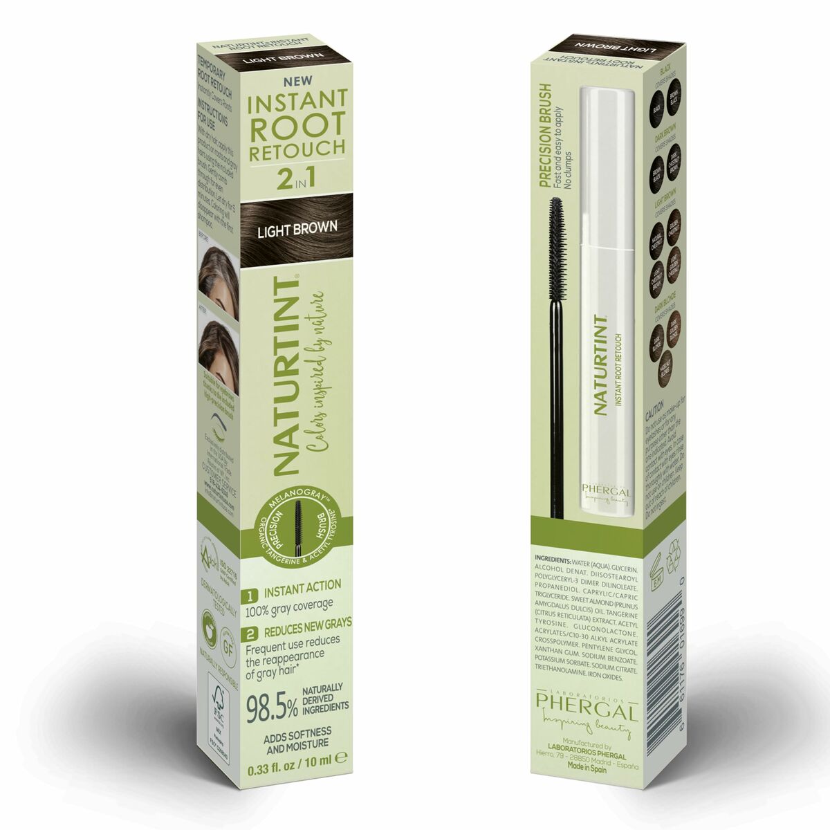 Hair Mask Naturtint COLORACIÓN 10 ml hair mask packaging