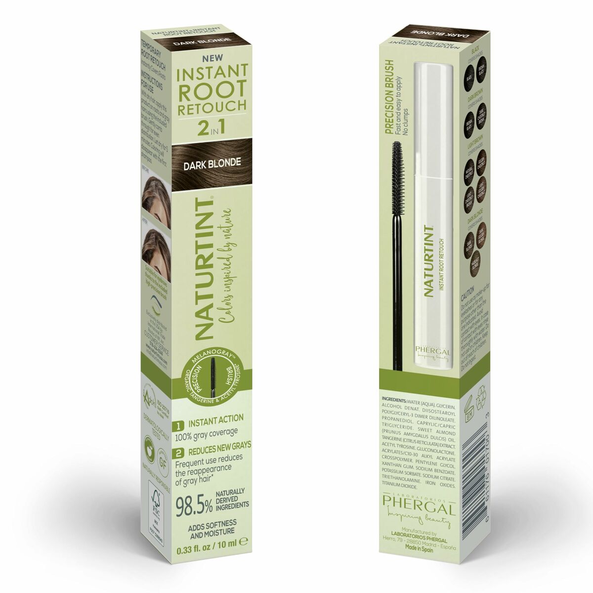 Hair Mask Naturtint COLORACIÓN 10 ml hair mask packaging