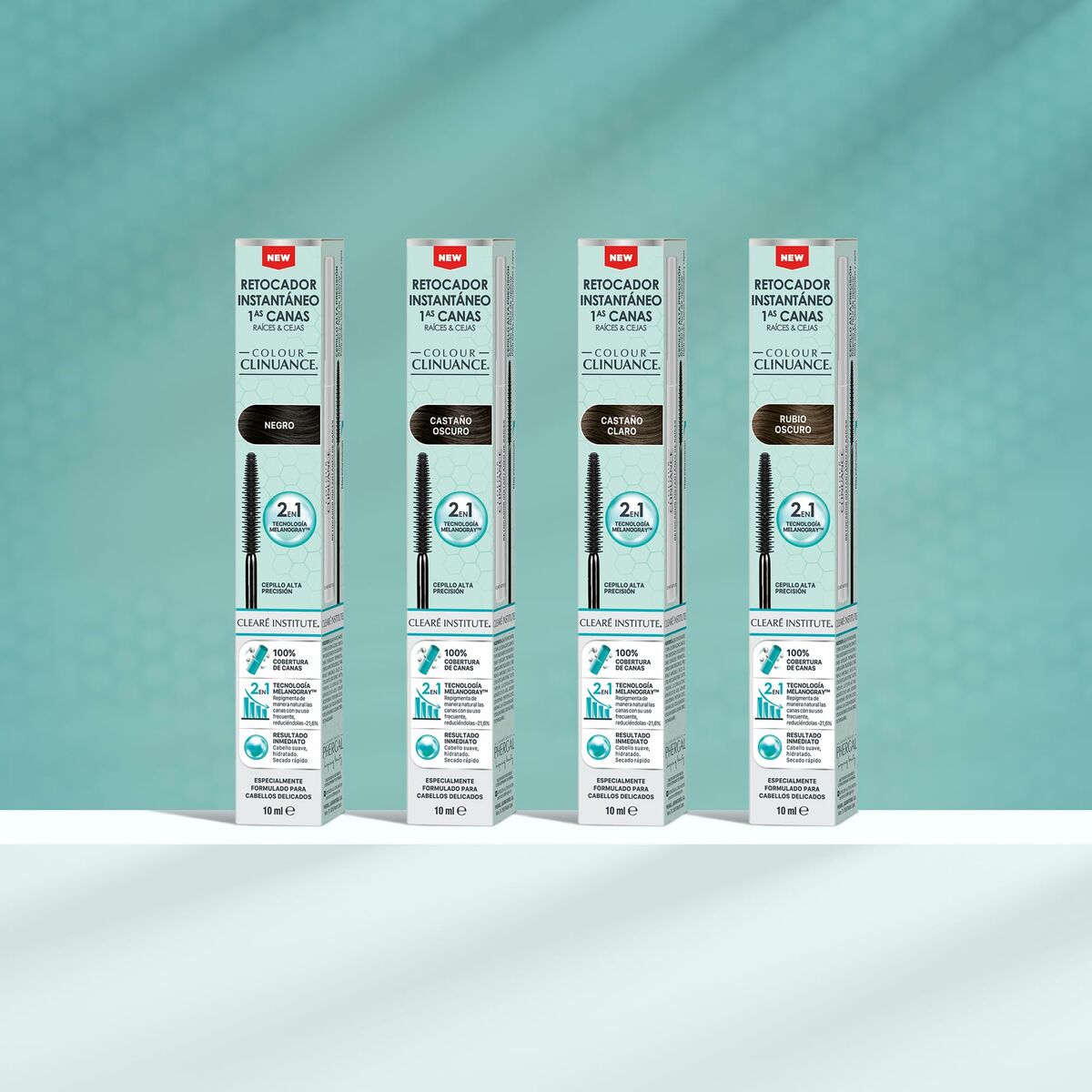 Eyebrow Tint Clearé Institute COLOUR CLINUANCE Dark Brown 10 ml product packaging
