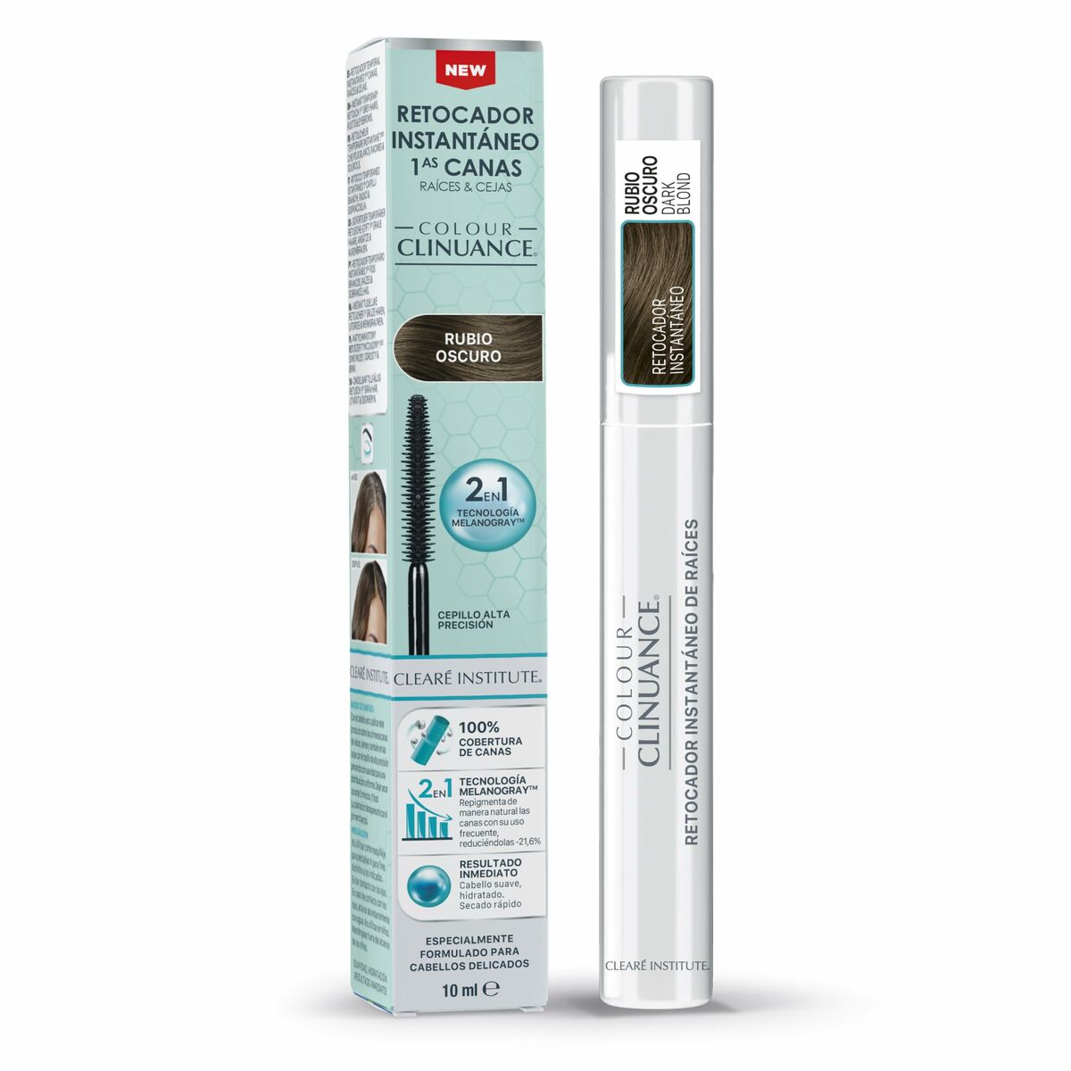 Eyebrow Tint Clearé Institute COLOUR CLINUANCE Dark Blonde 10 ml product packaging