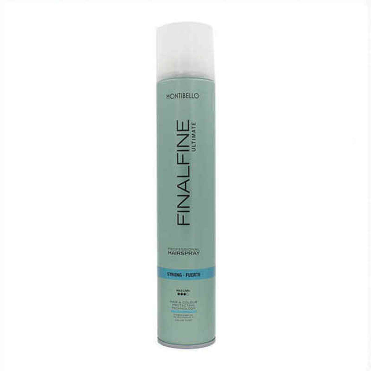 Hairspray Without Gas Montibello Finalfine Ulti Strong product packaging