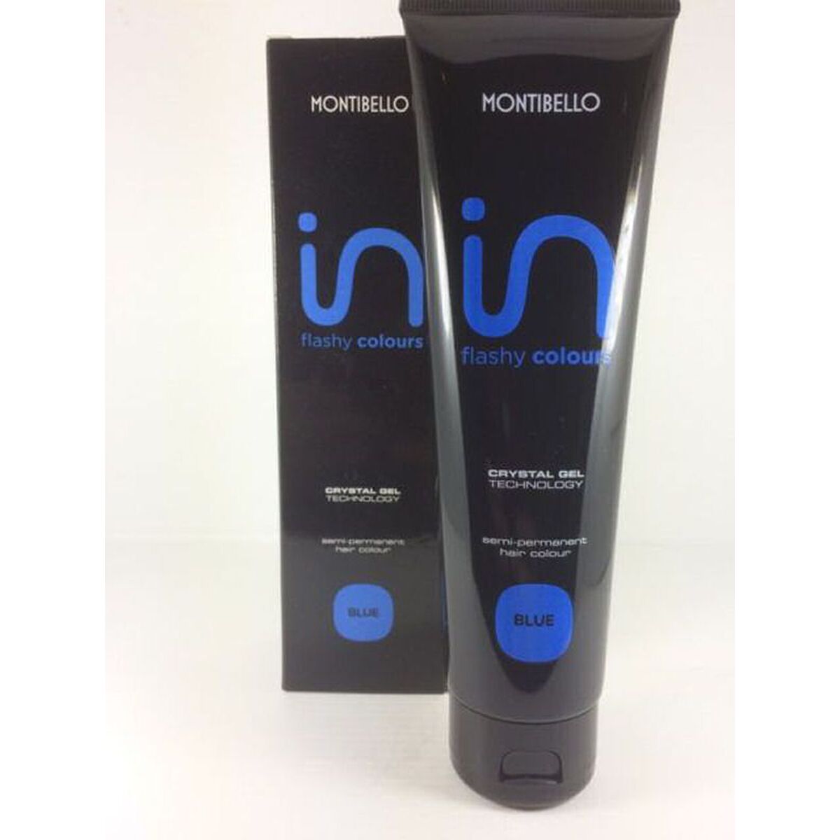 Semi-permanent Colourant Montibello In Flashy Colour Blue 150 ml product packaging