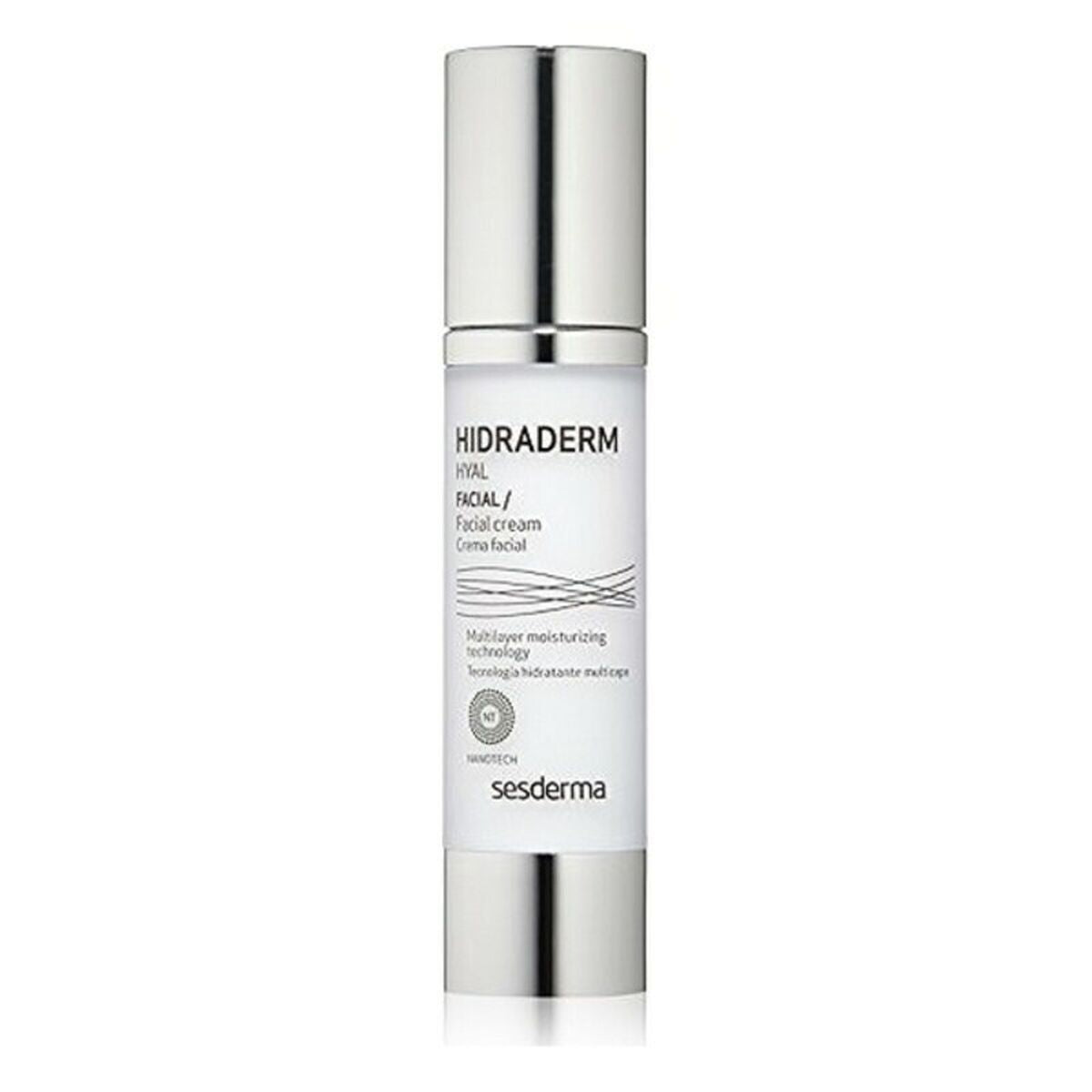 Hydrating Facial Cream Sesderma Hidraderm Hyal 50 ml for Women skincare packaging