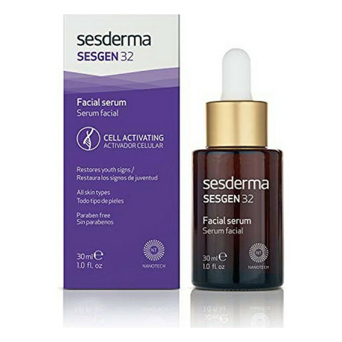 Facial Serum Sesderma Sesgen 30 ml for Women serum bottle