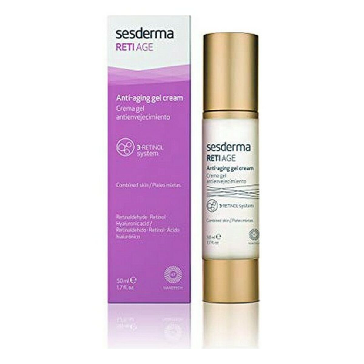 Anti-Wrinkle Cream Sesderma Age 50 ml for Women skincare packaging