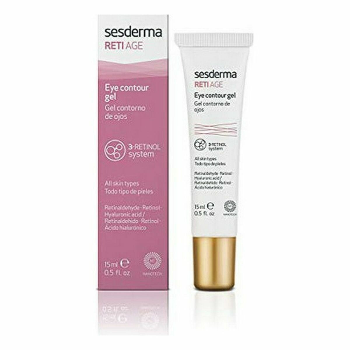 Eye Contour Sesderma Reti Age Gel Lady for Women skincare packaging