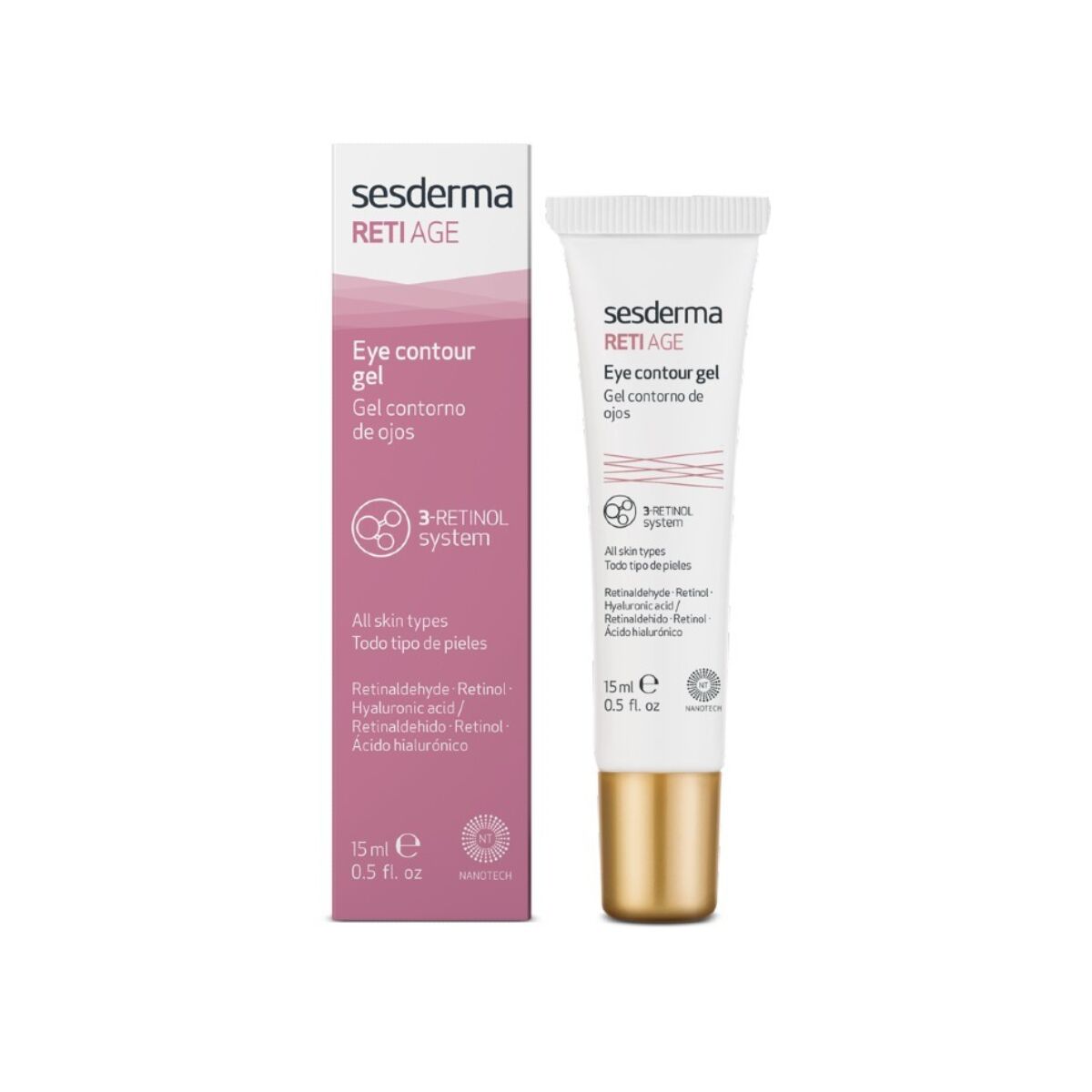 Eye Contour Sesderma Reti Age Gel Lady for Women skincare packaging