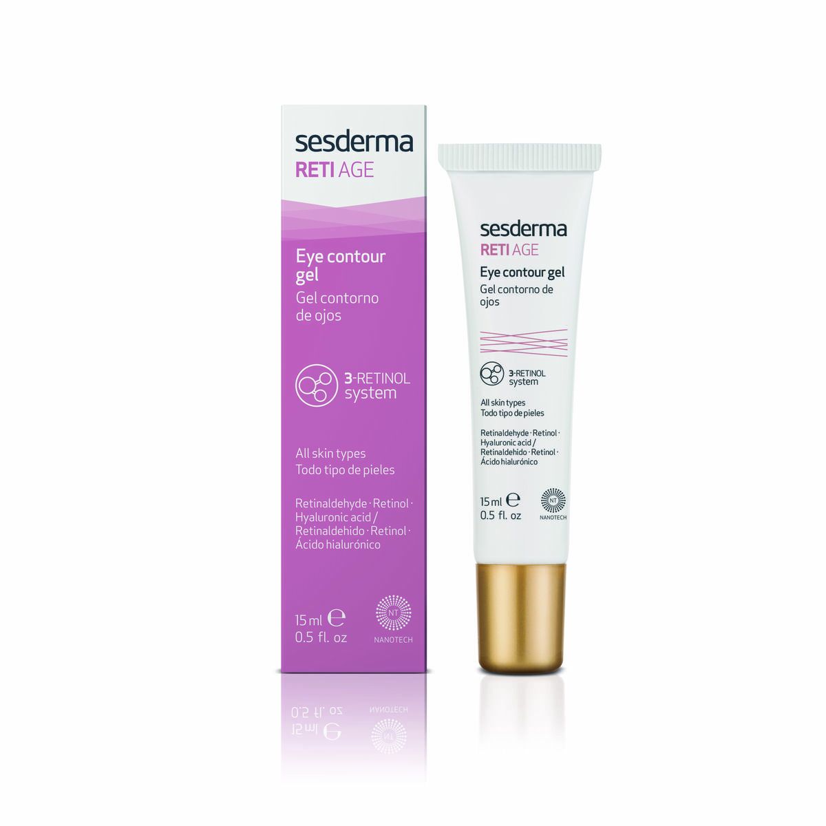 Eye Contour Sesderma Reti Age Gel Lady for Women skincare packaging
