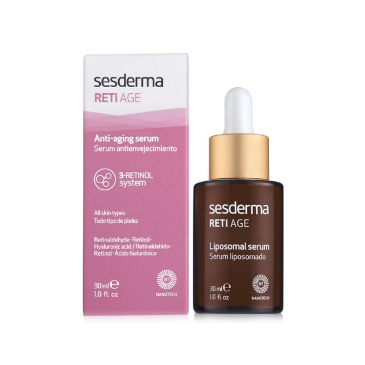 Anti-Ageing Serum Sesderma Age 30 ml for Women serum bottle