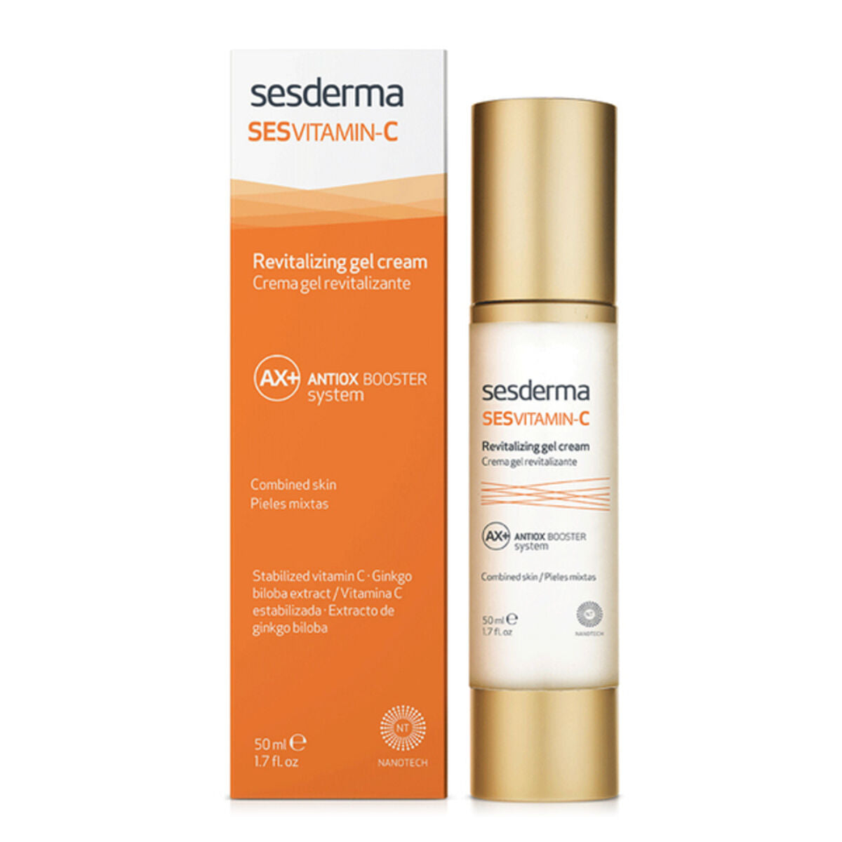 Revitalizing Cream Sesderma Vit 50 ml for Women skincare packaging